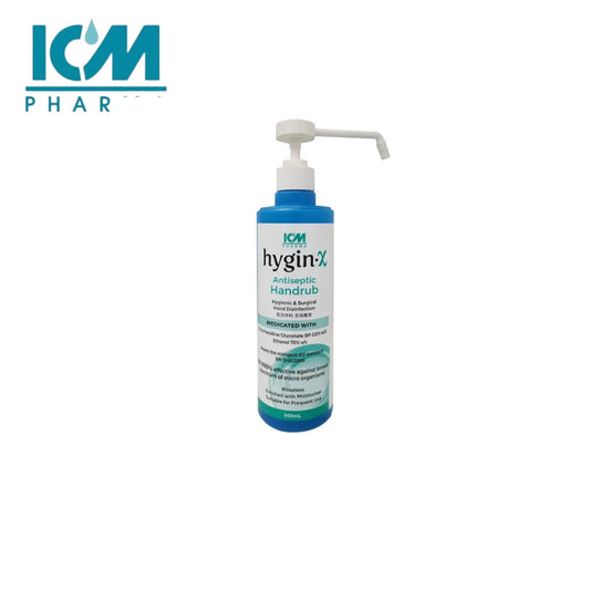 [500ml] Hygin.X Antiseptic Handrub (Rinseless Hand Sanitiser) Hyginx