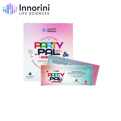 PartyPal Fast Acting Hangover Relief Sachets 20s Sugar Free Recovery Formula