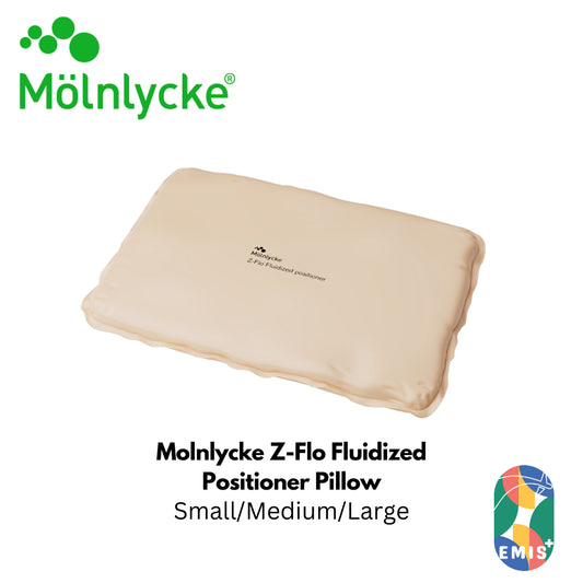 Molnlycke Z-Flo Fluidized Positioner Pillow aid in minimize pressure injury EMIS+