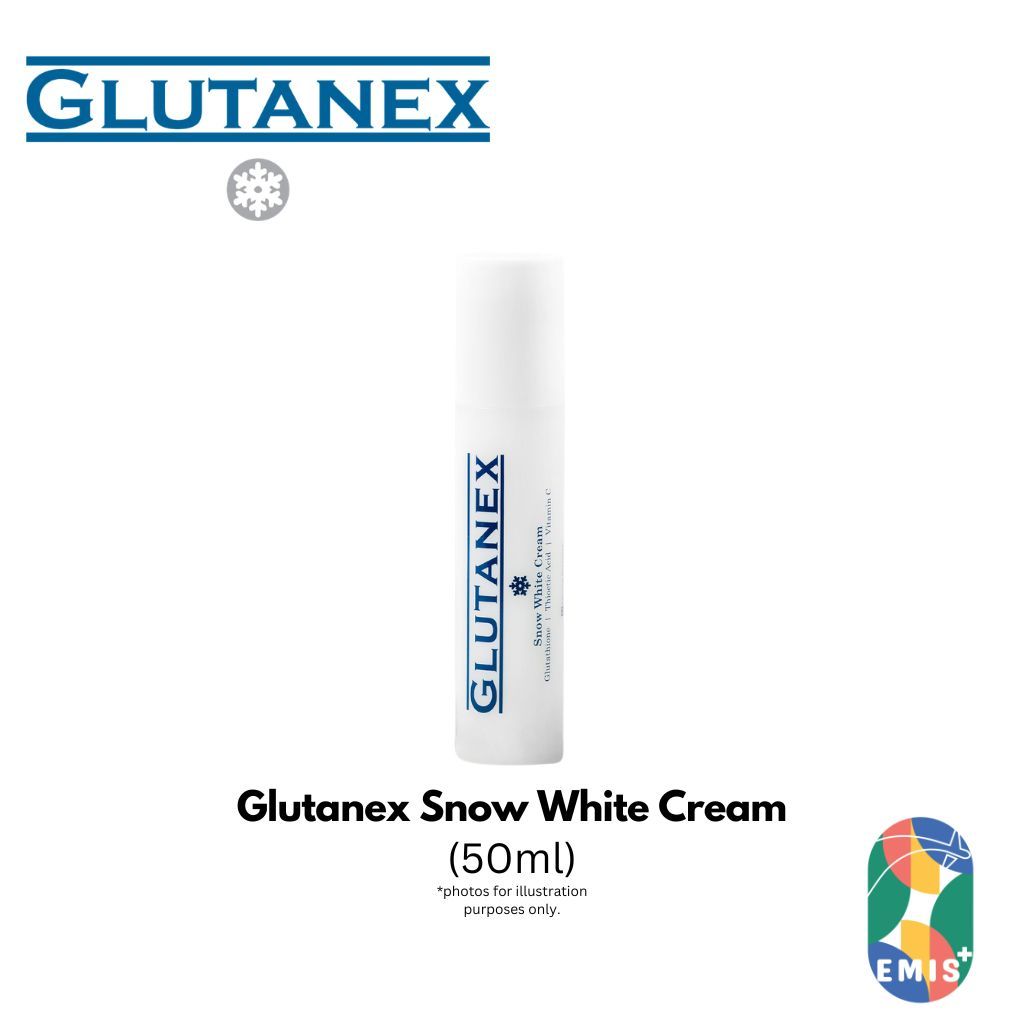 Glutanex Snow White Cream 50ml | Glutathione Antioxidant Care | EMIS+