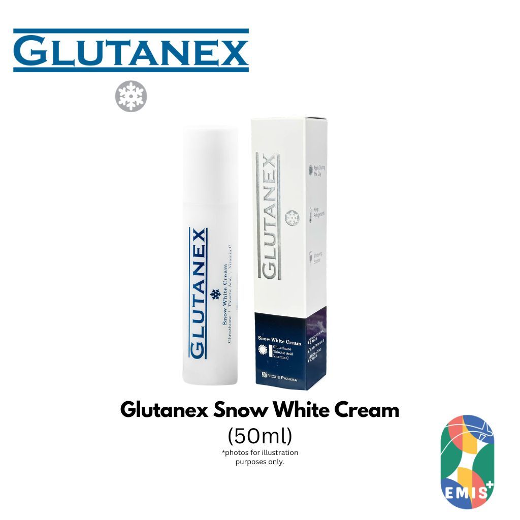 Glutanex Snow White Cream 50ml | Glutathione Antioxidant Care | EMIS+