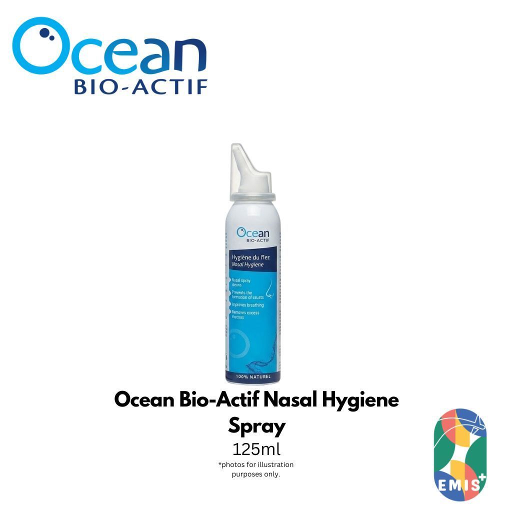[125ml] Ocean Bio-Actif Nasal Hygiene Spray | Mucociliary Clearance | EMIS+