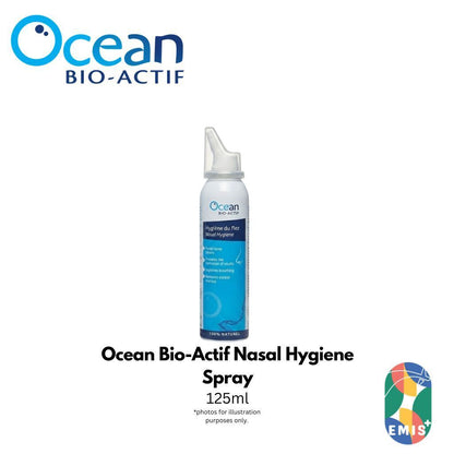 [125ml] Ocean Bio-Actif Nasal Hygiene Spray | Mucociliary Clearance | EMIS+