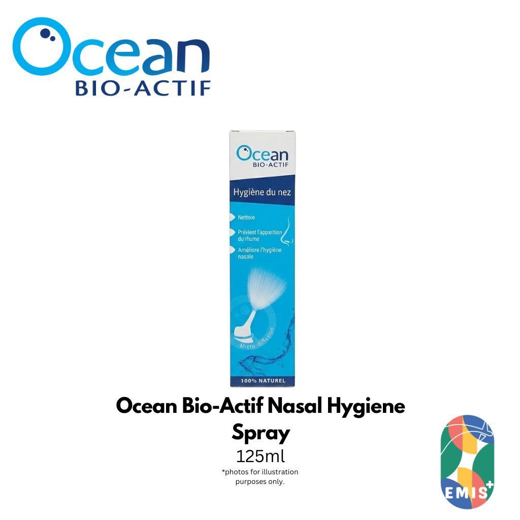 [125ml] Ocean Bio-Actif Nasal Hygiene Spray | Mucociliary Clearance | EMIS+