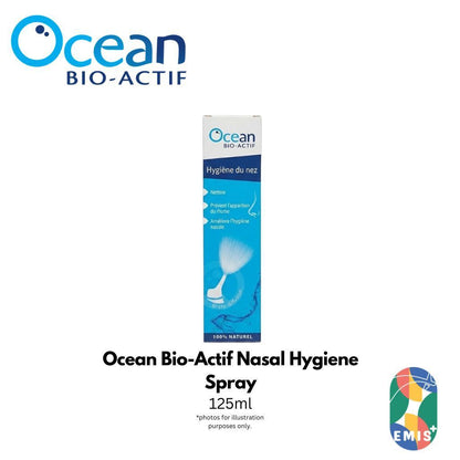 [125ml] Ocean Bio-Actif Nasal Hygiene Spray | Mucociliary Clearance | EMIS+