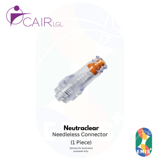 Cair LGL NeutraClear Needleless Connector Compatible to All Cannulas, PICC & Central Line Catheter
