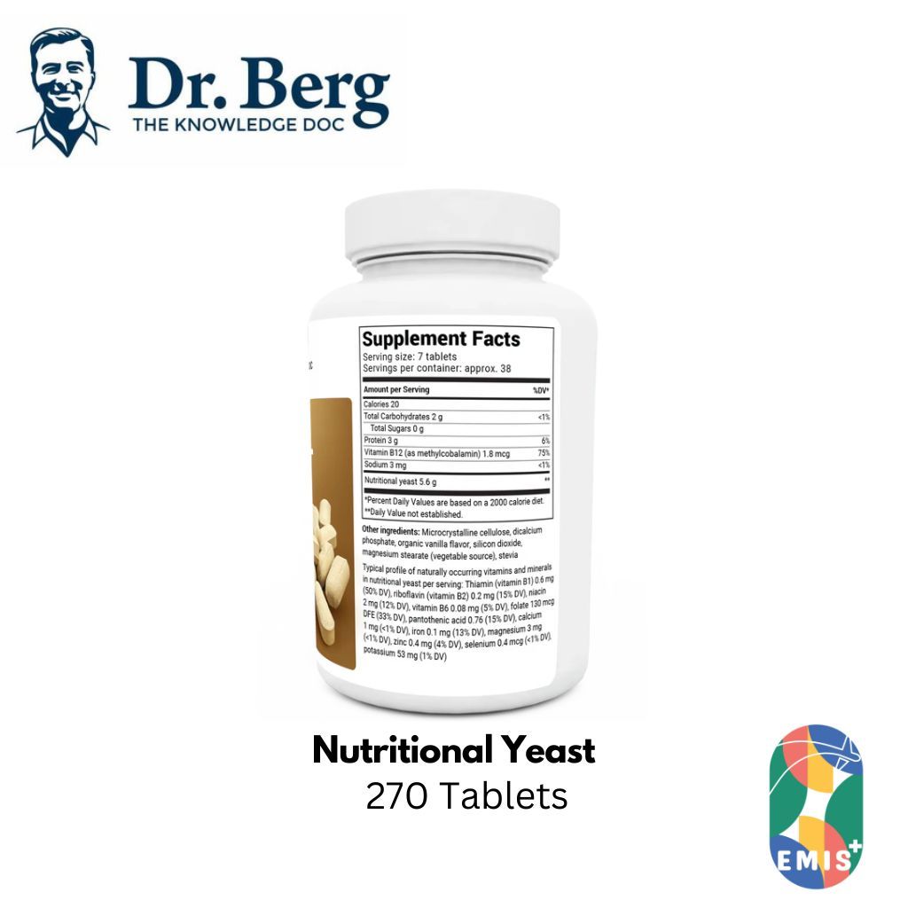 Dr. Berg Nutritional Yeast Tablets with B Complex Vitamins