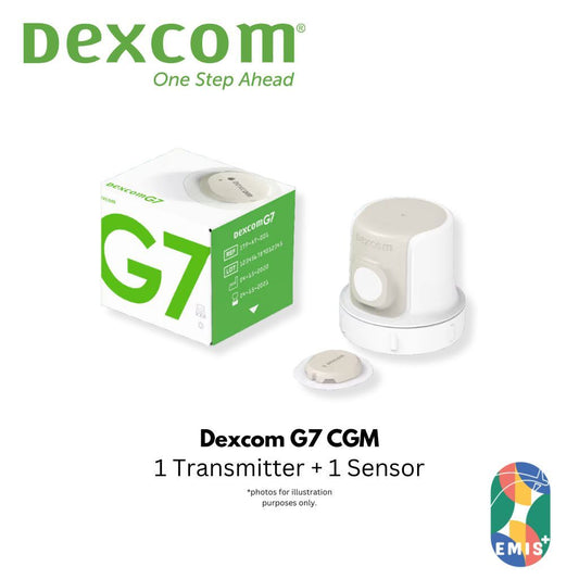 Dexcom G7 CGM Sensor | Real-Time Glucose Monitoring | Zero Fingersticks | 10-Day Wear | Waterproof