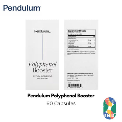 [60 caps] Pendulum Polyphenol Booster | Prebiotic Gut & Antioxidant Support | EMIS+