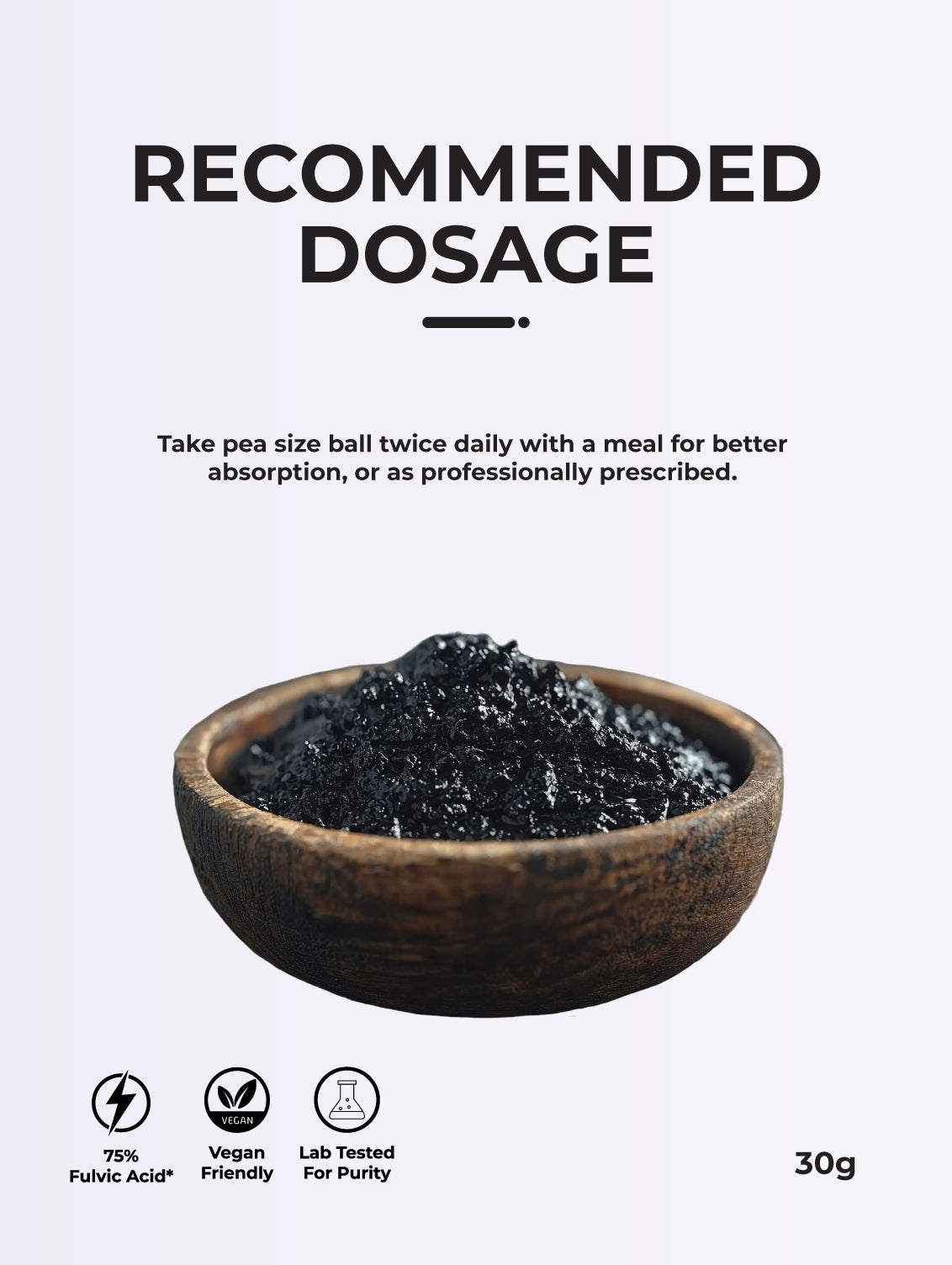 Herbal Pharm Pure Himalayan Shilajit Resin: Power & Vitality (30g)