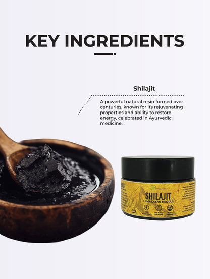 Herbal Pharm Pure Himalayan Shilajit Resin: Power & Vitality (30g)