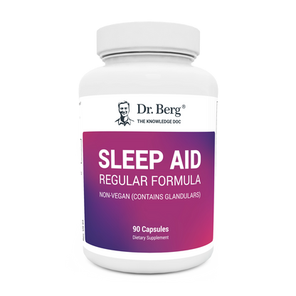 Dr. Berg Sleep Aid Regular Formula - Achieve Restful Nights with 90 Capsules