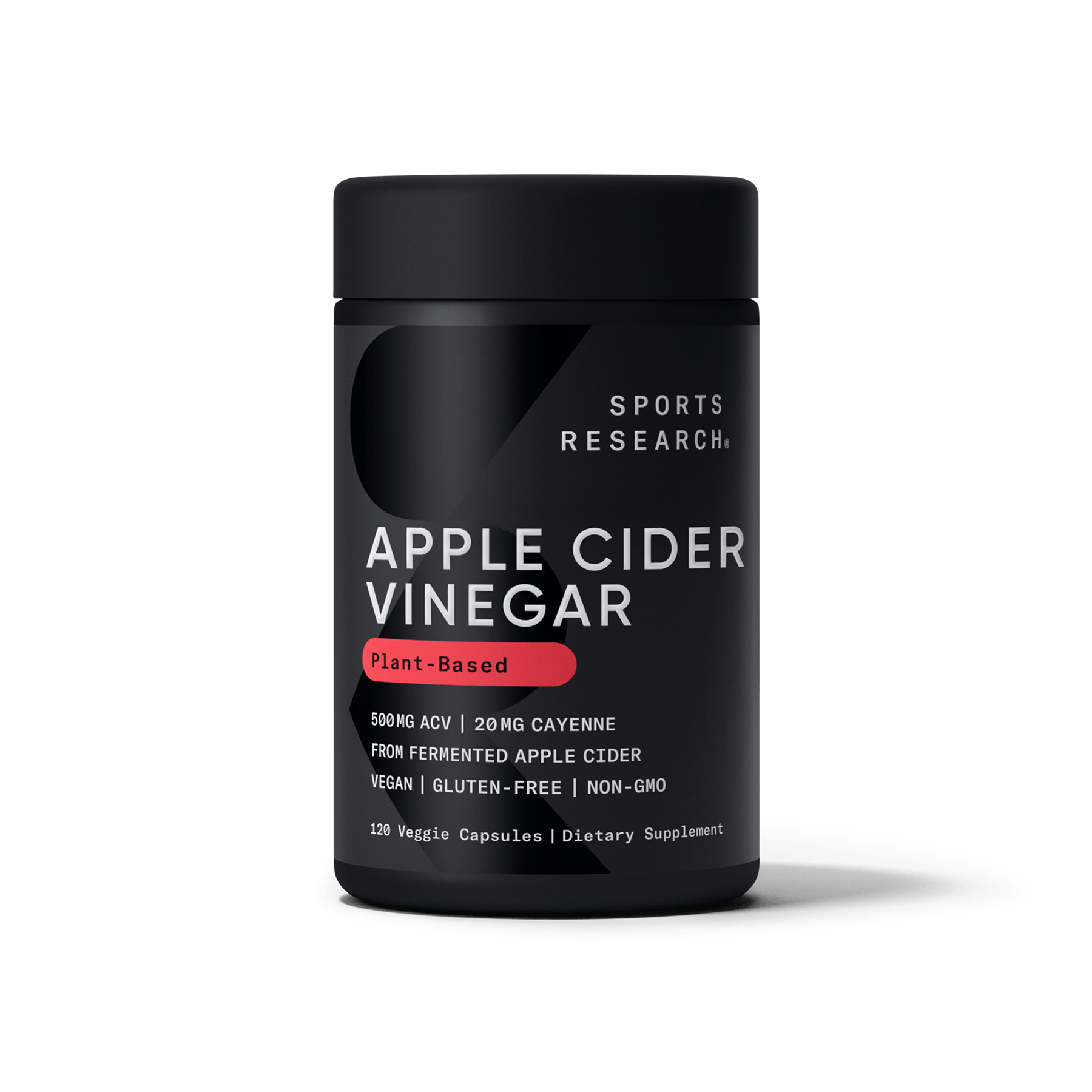 Apple Cider Vinegar 520mg (120 veggie capsules) by Sports Research