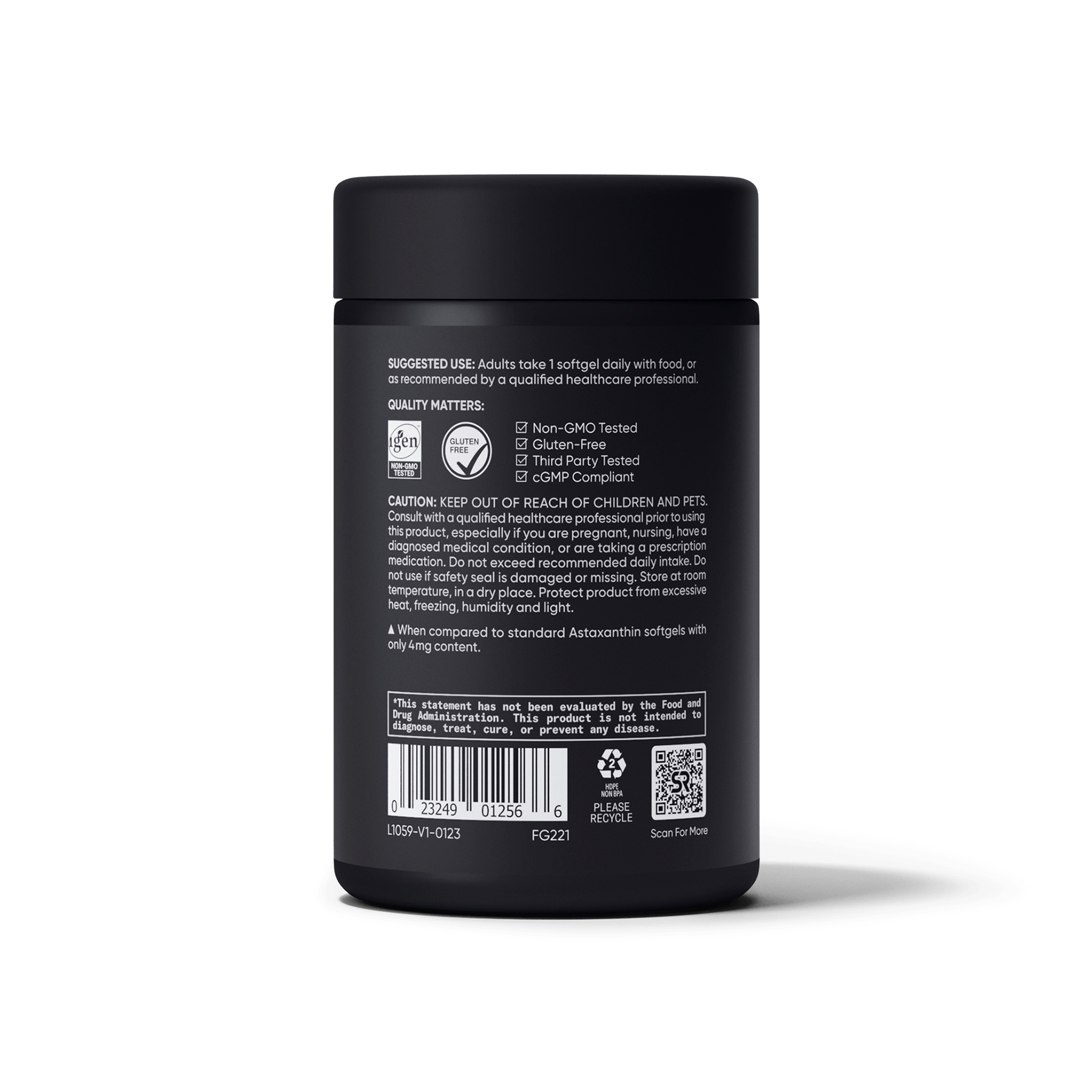 Astaxanthin 12mg (60 softgels) by Sports Research