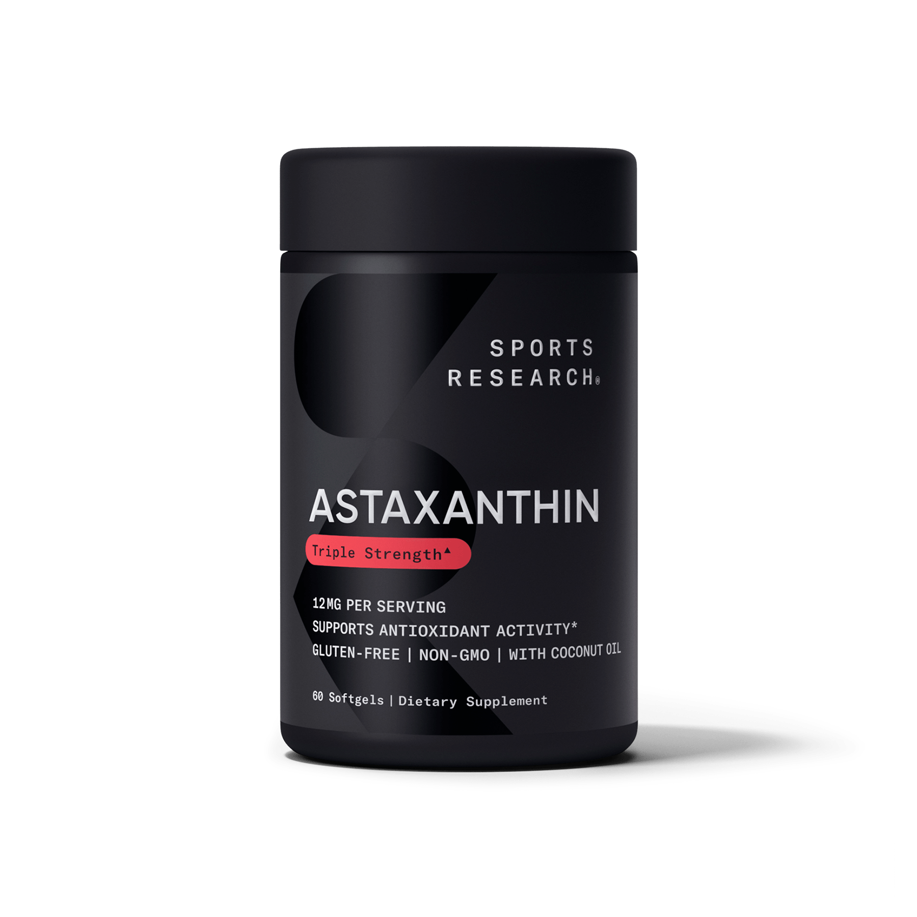 Astaxanthin 12mg (60 softgels) by Sports Research