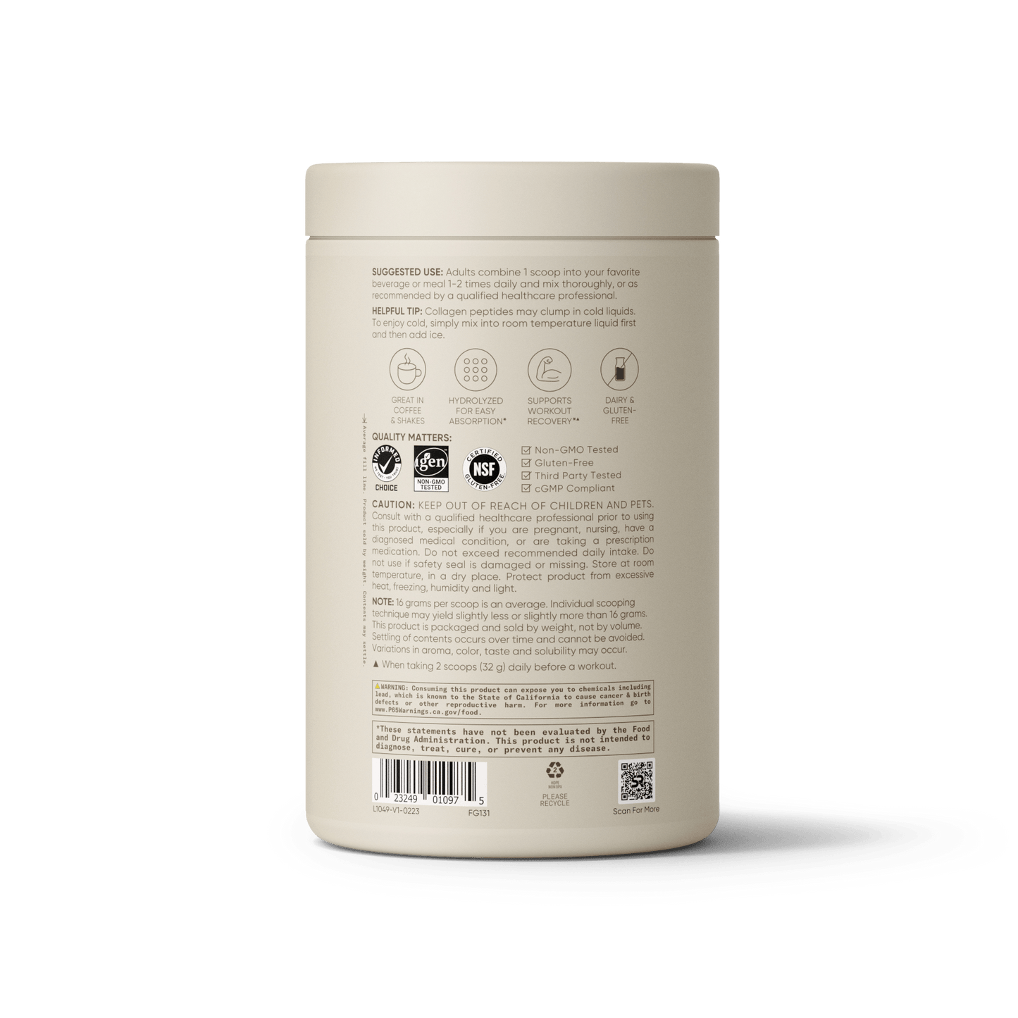 Collagen Peptides - Flavored by Sports Research