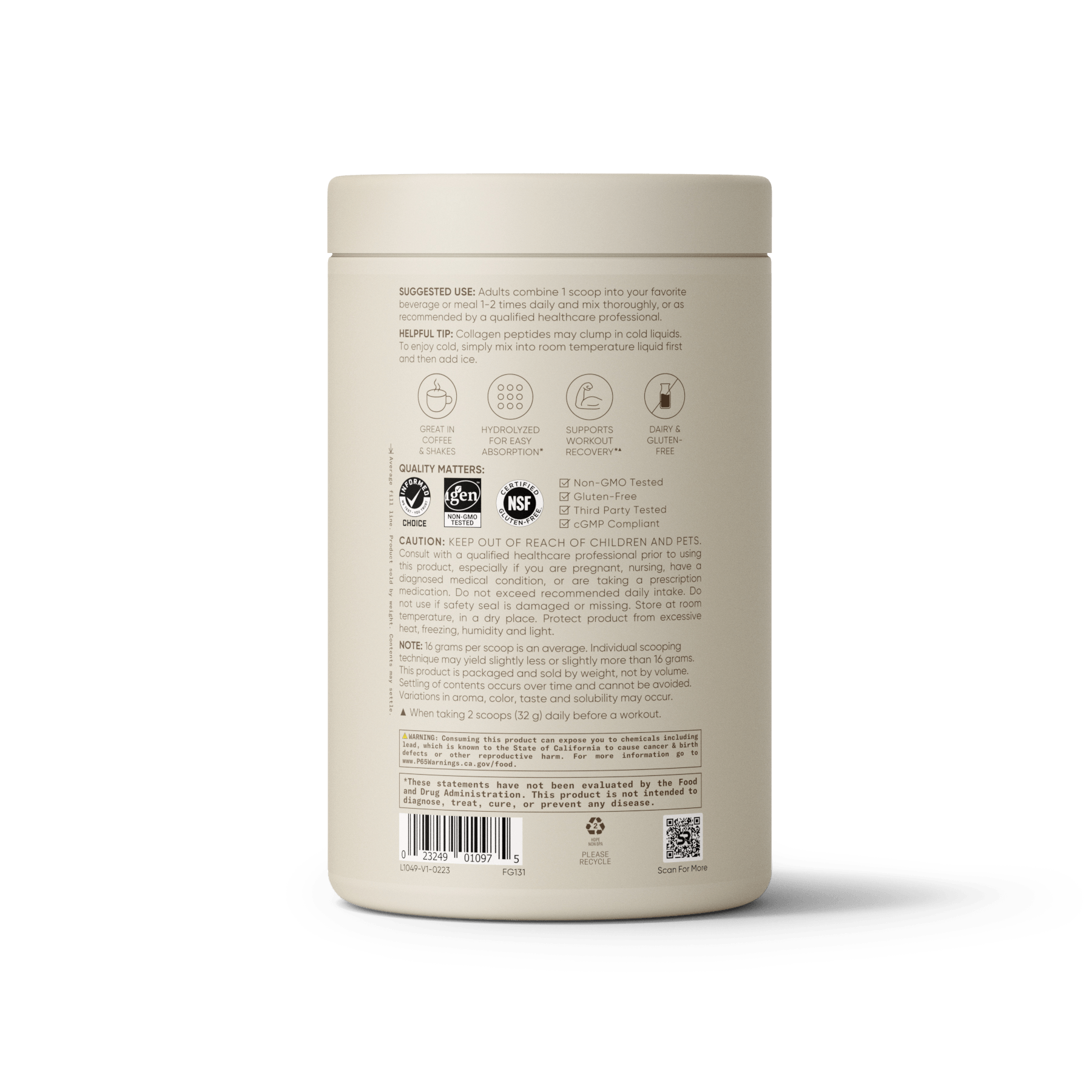 Collagen Peptides - Flavored by Sports Research