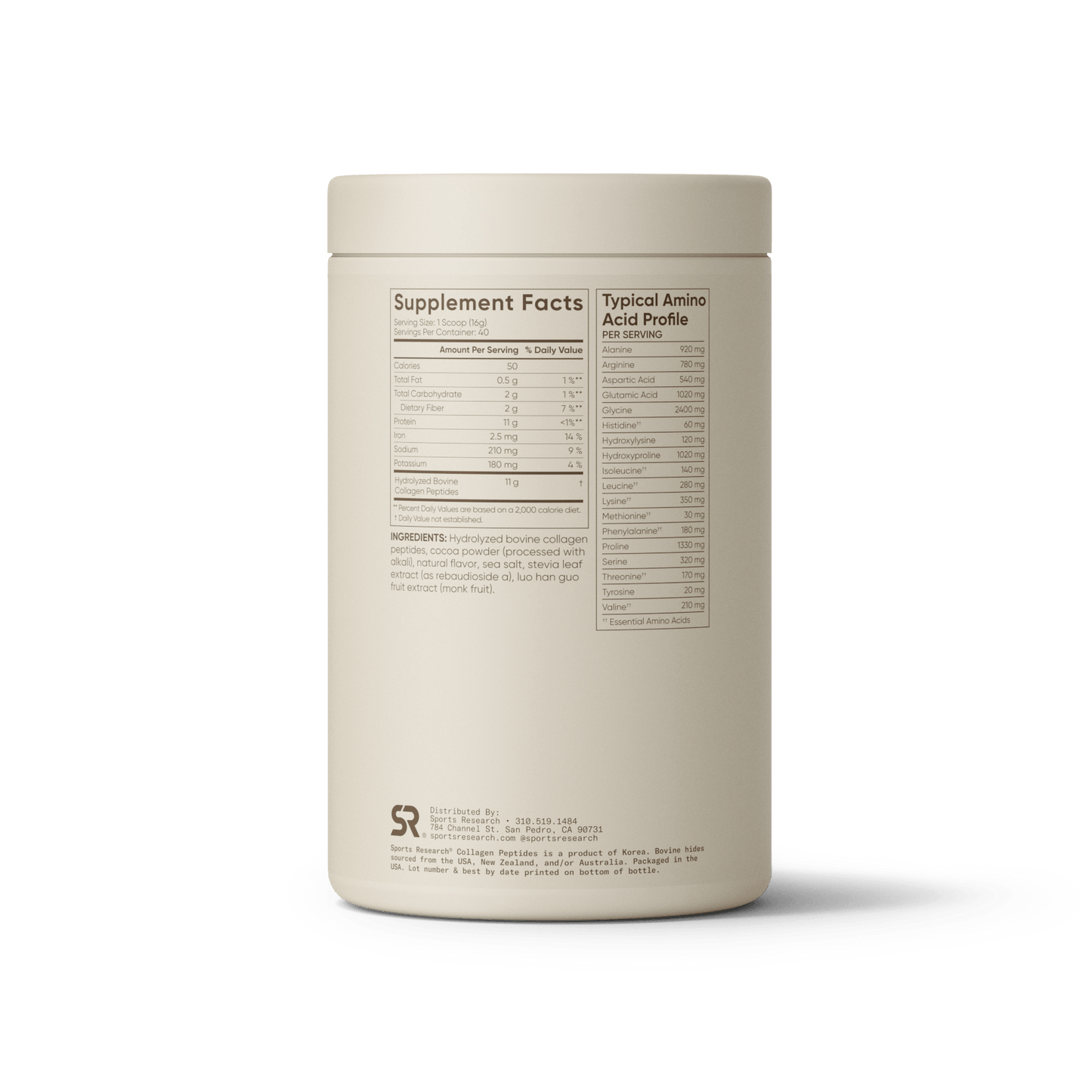 Collagen Peptides - Flavored by Sports Research