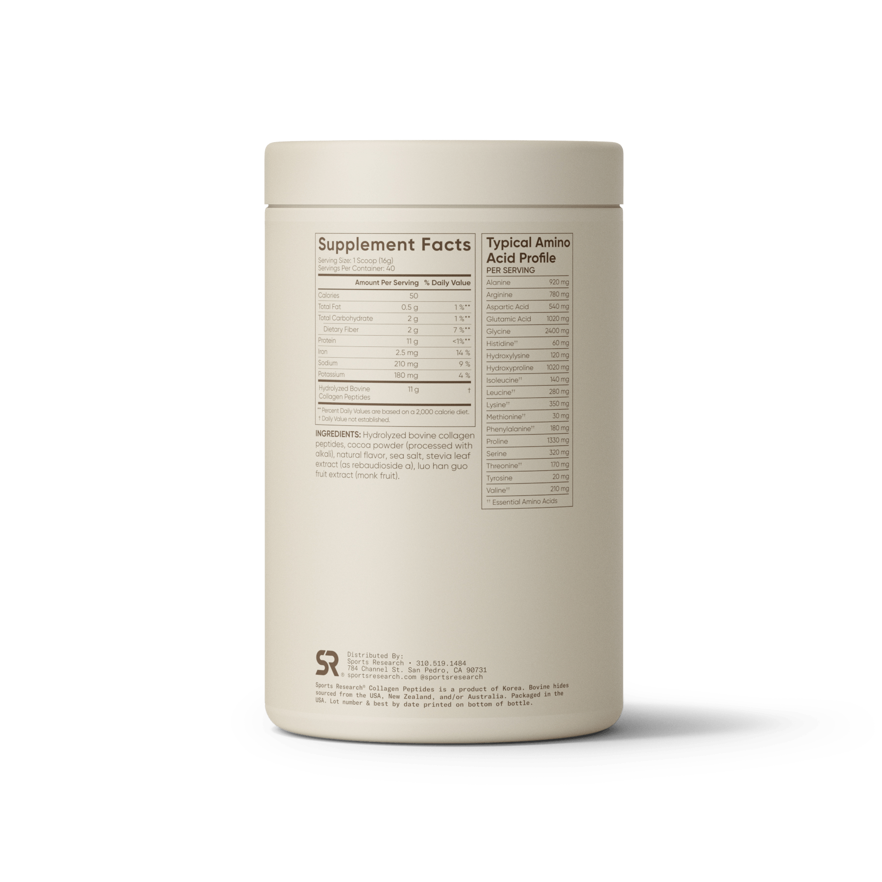 Collagen Peptides - Flavored by Sports Research
