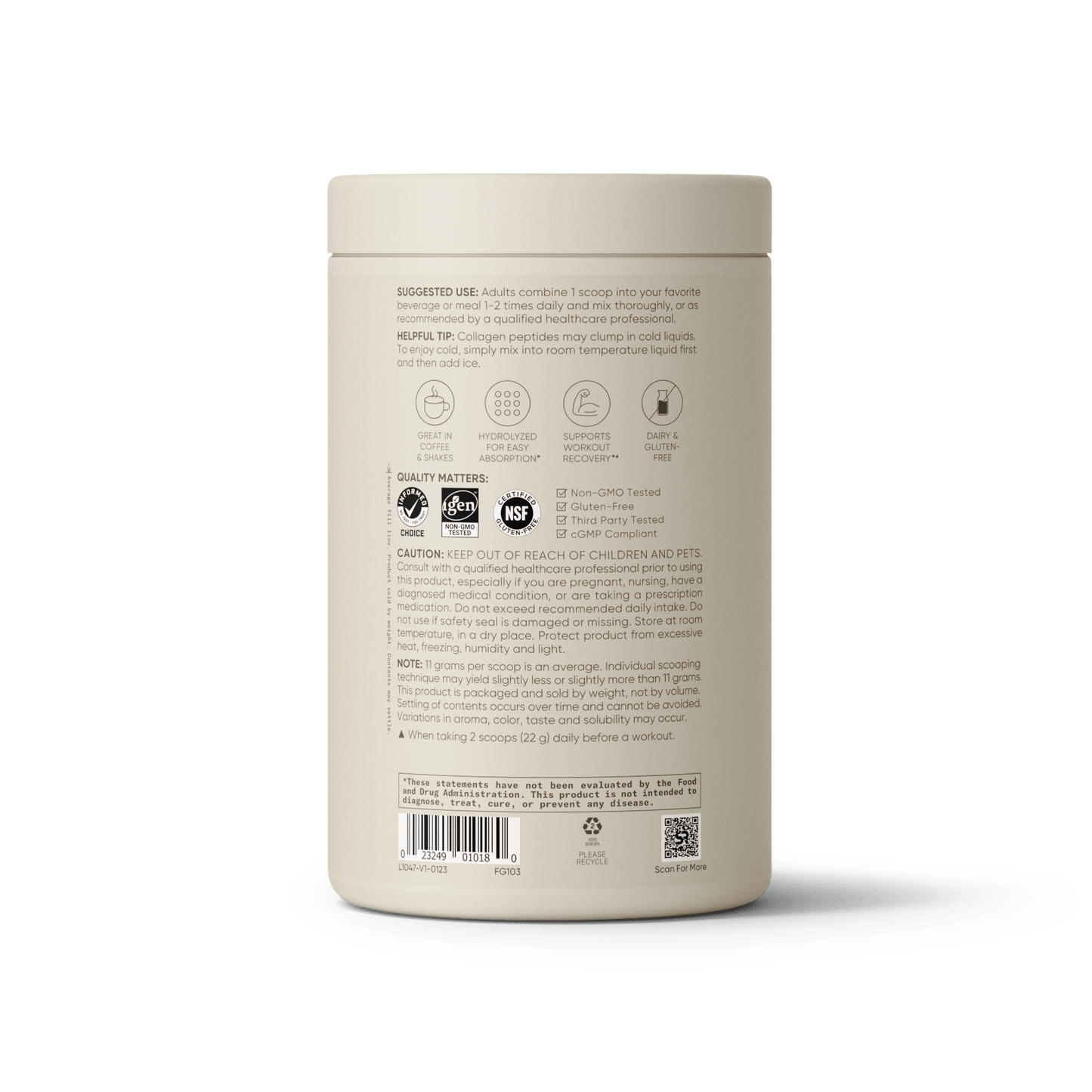 Collagen Peptides by Sports Research