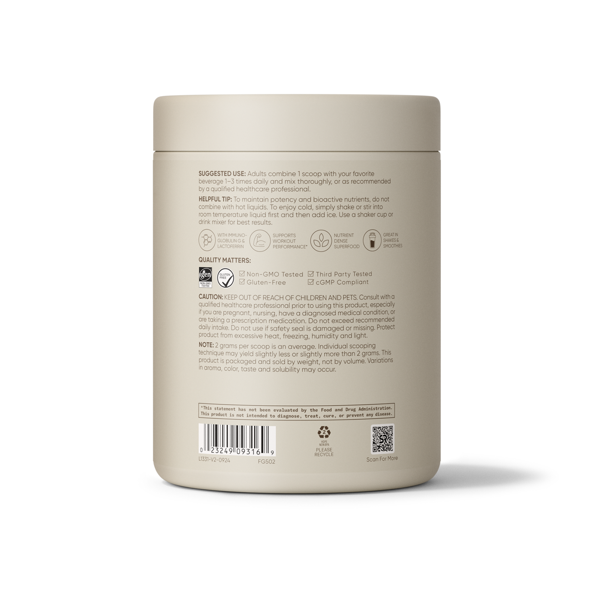 Colostrum Powder by Sports Research