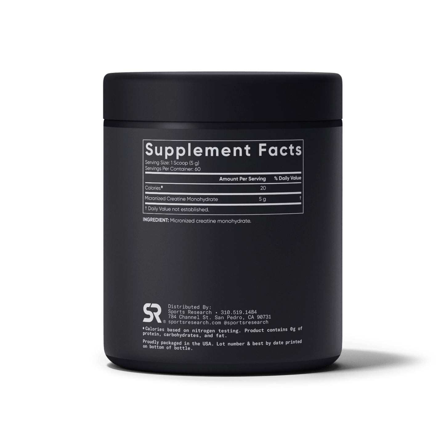 Sports Research Micronized Creatine Monohydrate by Sports Research