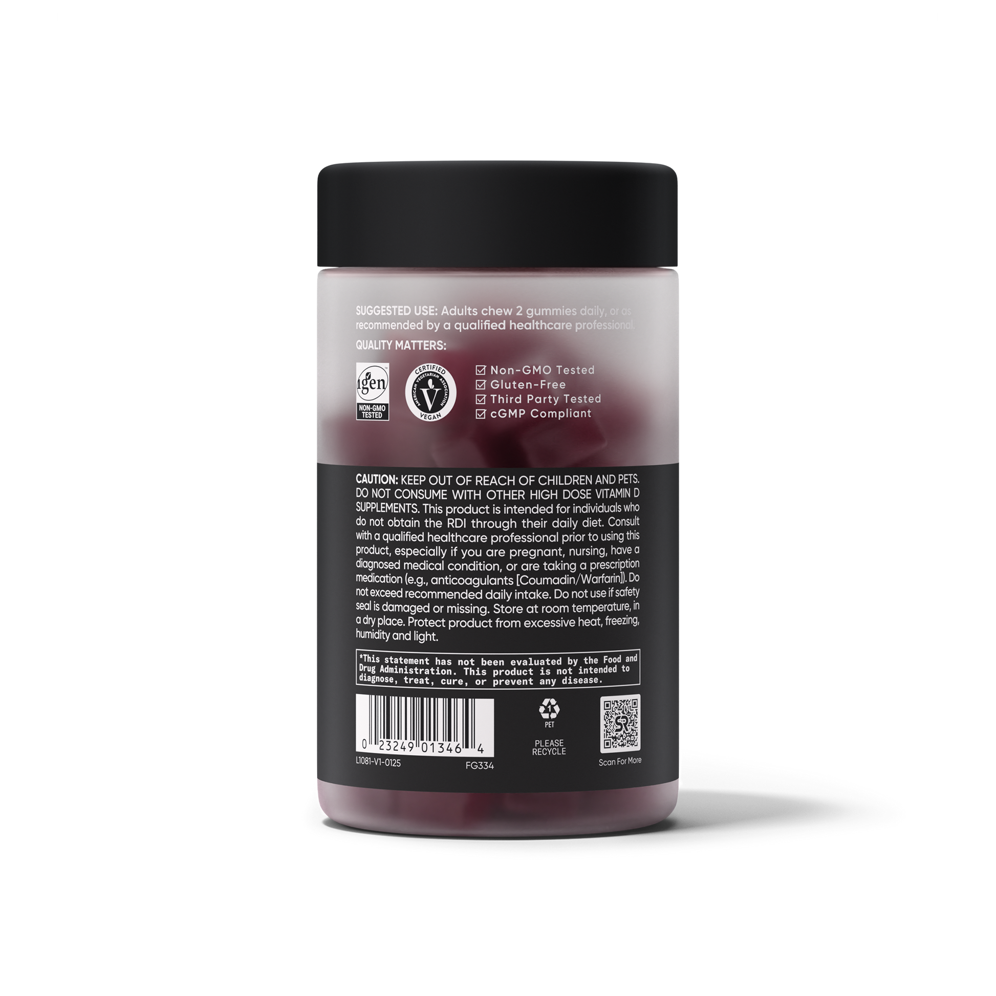 Vegan D3 + K2 Gummies by Sports Research