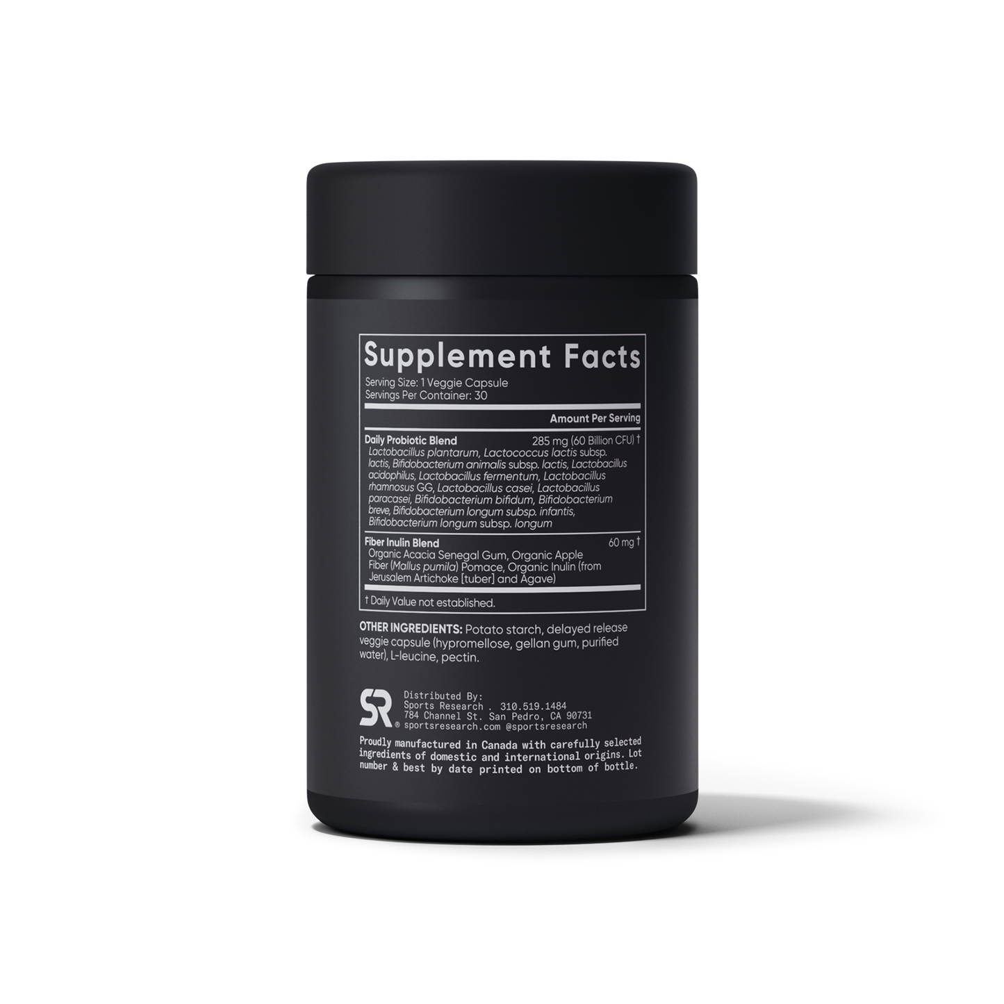 Probiotic 60 Billion (30 veggie capsules) by Sports Research