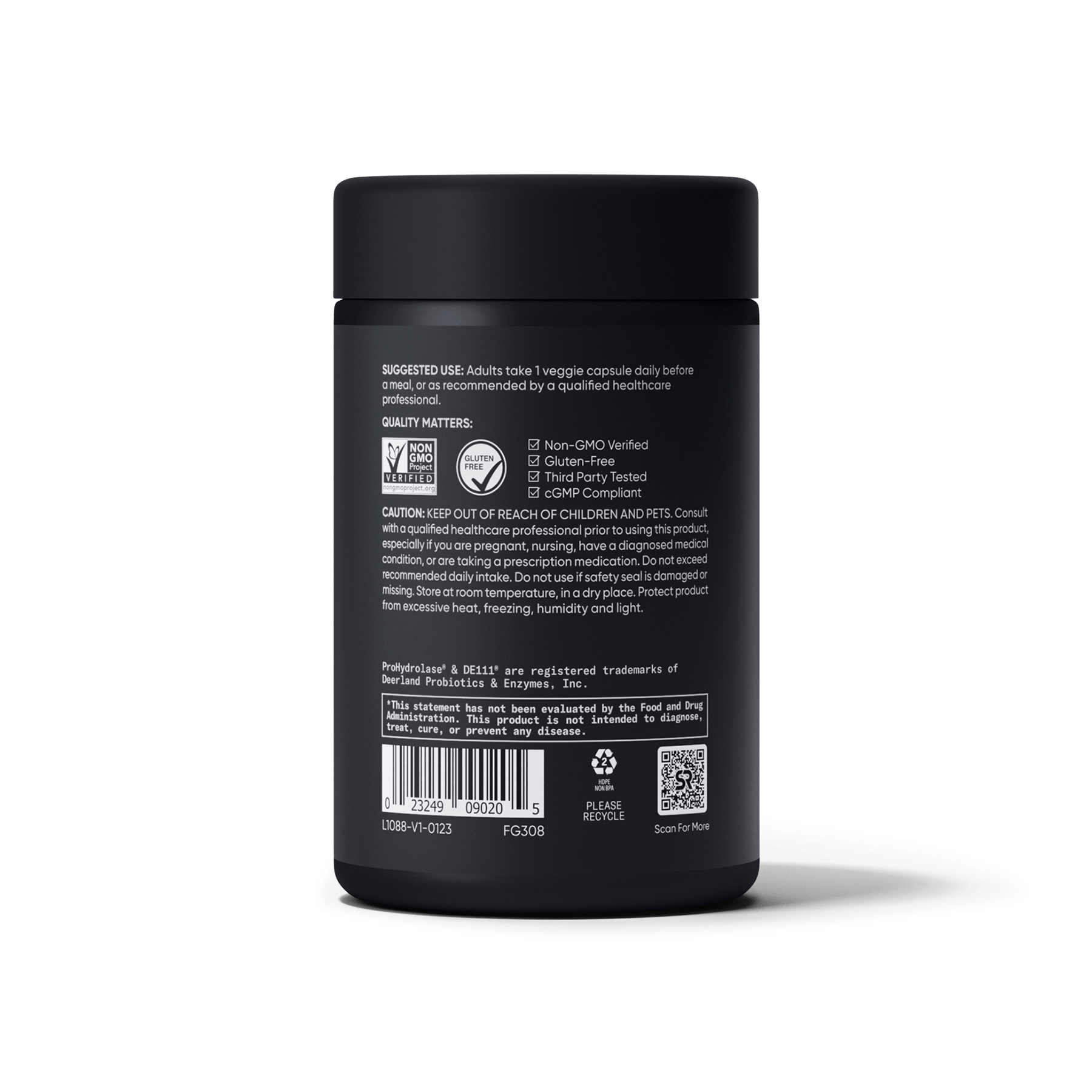 Digestive Enzymes + Probiotic (90 veggie capsules) by Sports Research