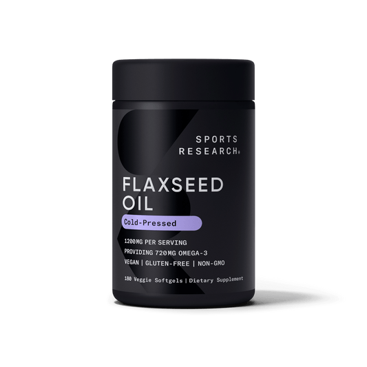 Flaxseed Oil 1200mg (180 veggie softgels) by Sports Research