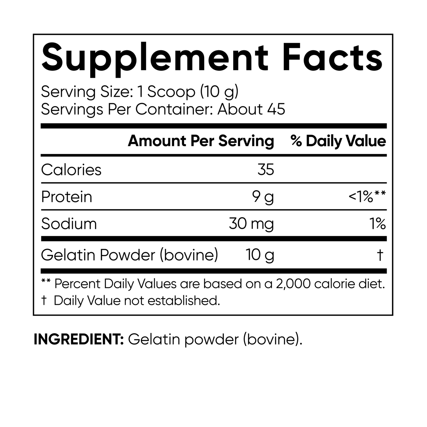 Beef Gelatin - 16oz by Sports Research