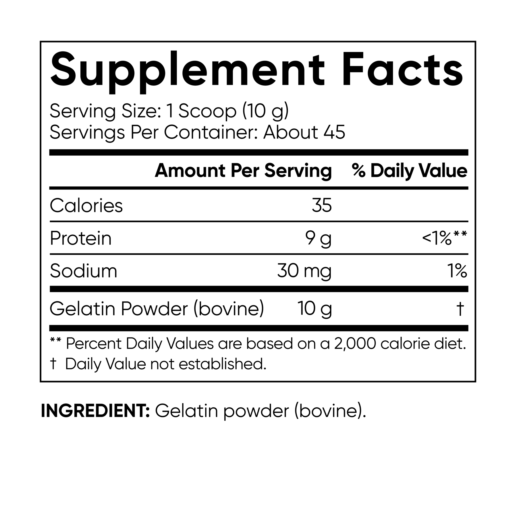 Beef Gelatin - 16oz by Sports Research