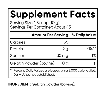 Beef Gelatin - 16oz by Sports Research