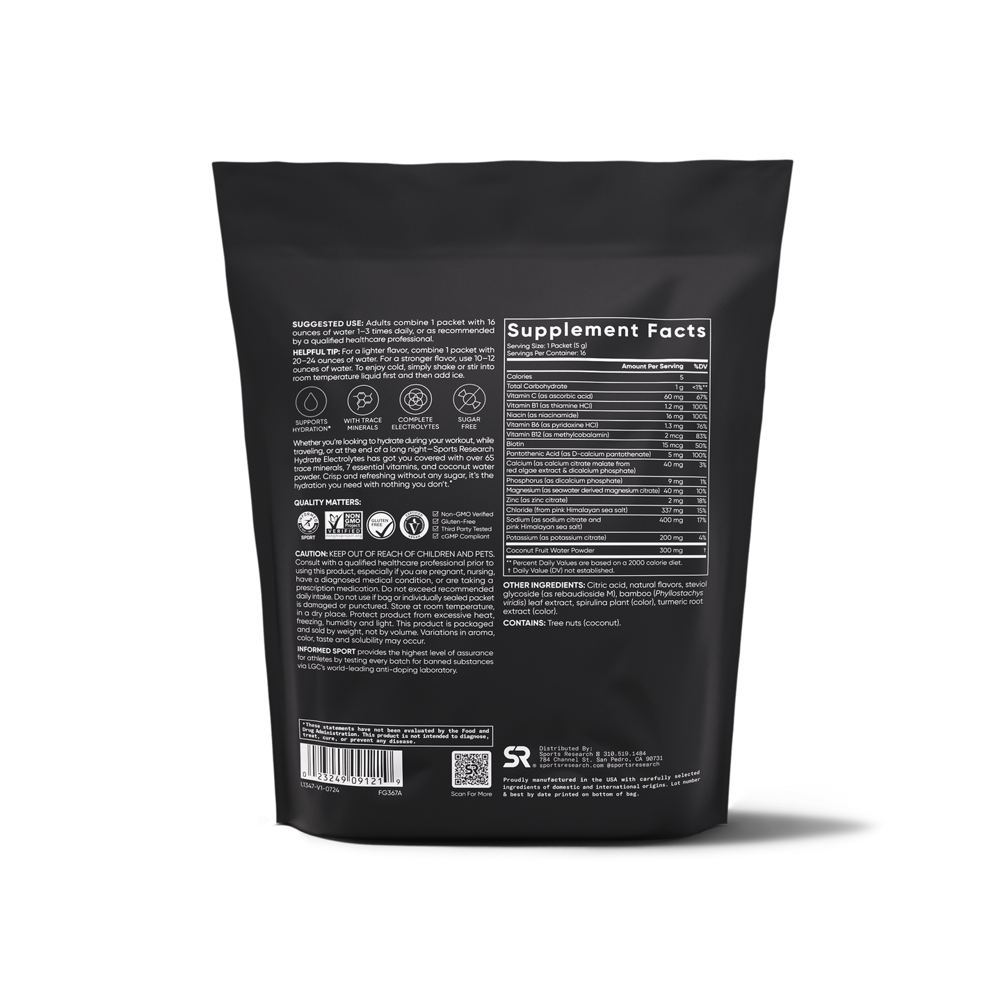 Hydrate Electrolytes by Sports Research