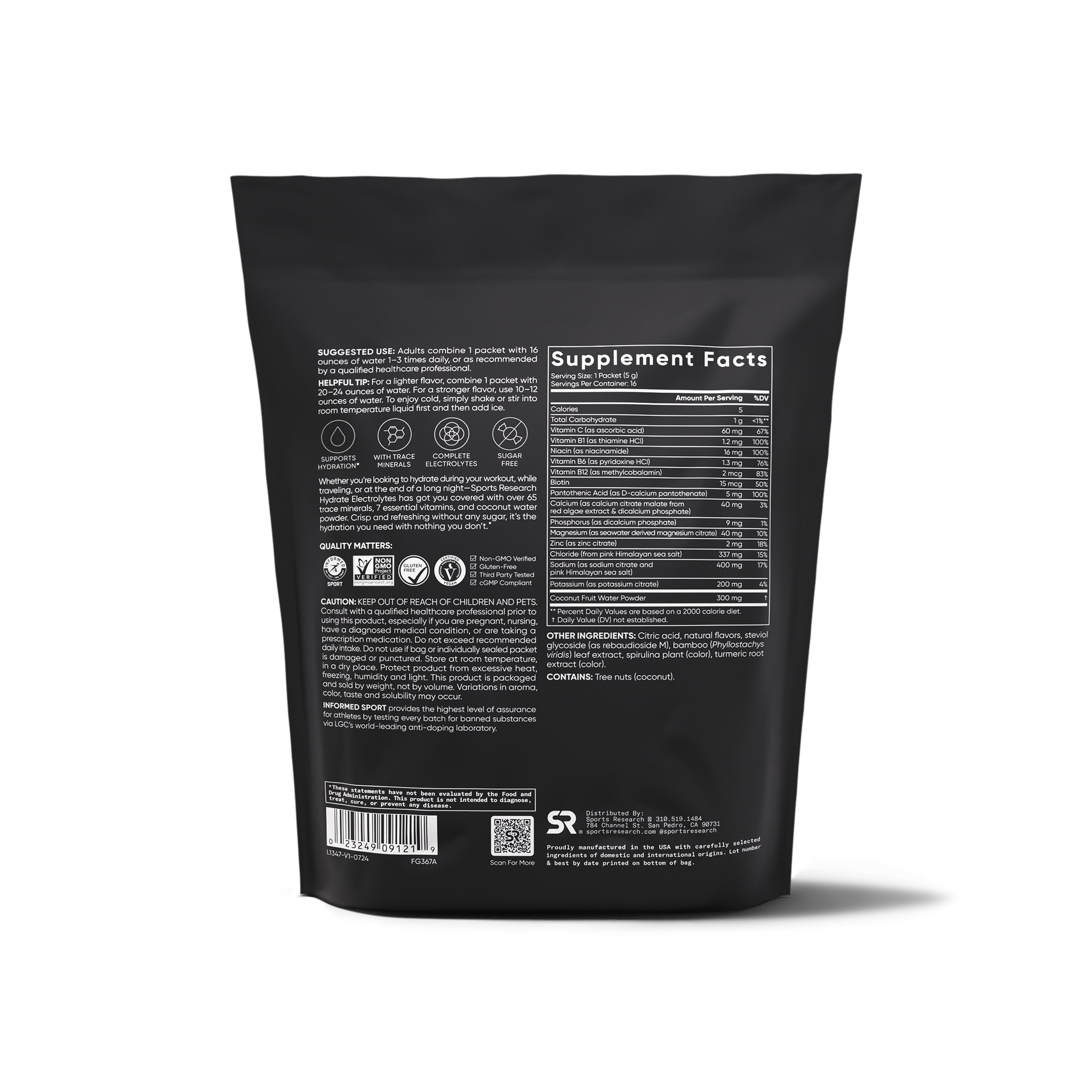 Hydrate Electrolytes by Sports Research