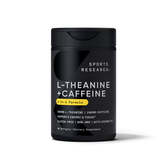 L-Theanine + Caffeine (60 softgels) by Sports Research