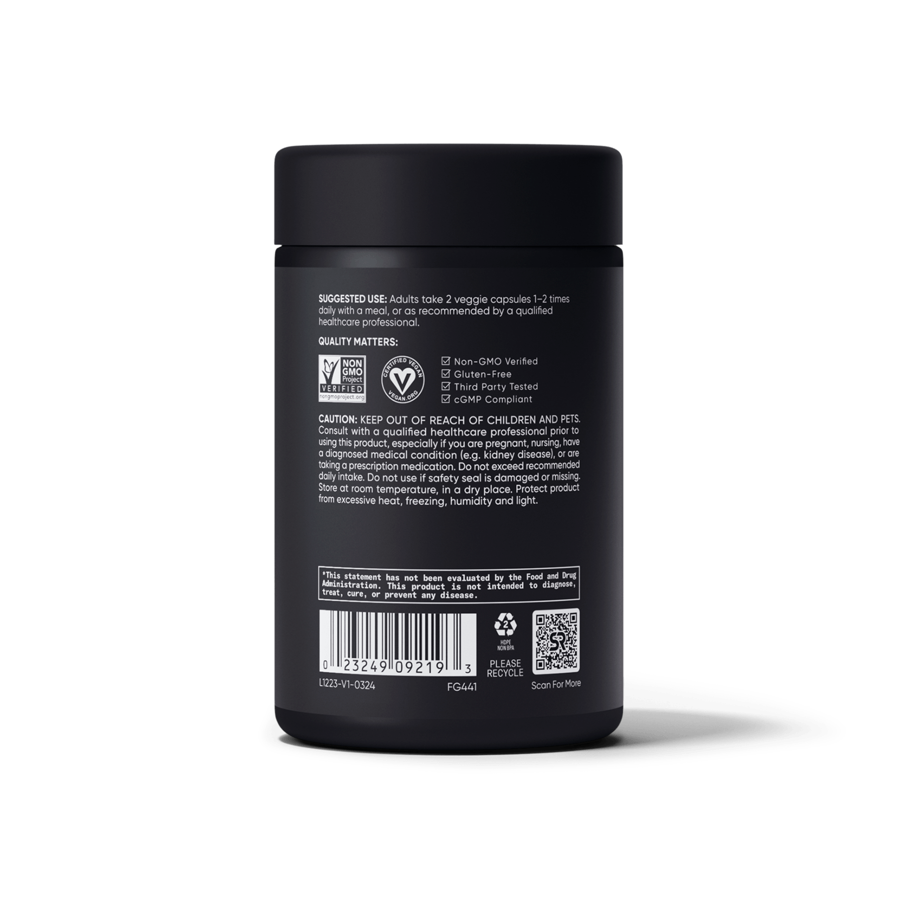 Magnesium Glycinate Veggie Capsule by Sports Research