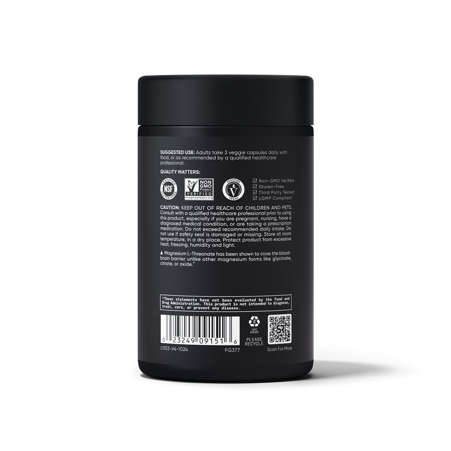Magnesium L-Threonate by Sports Research