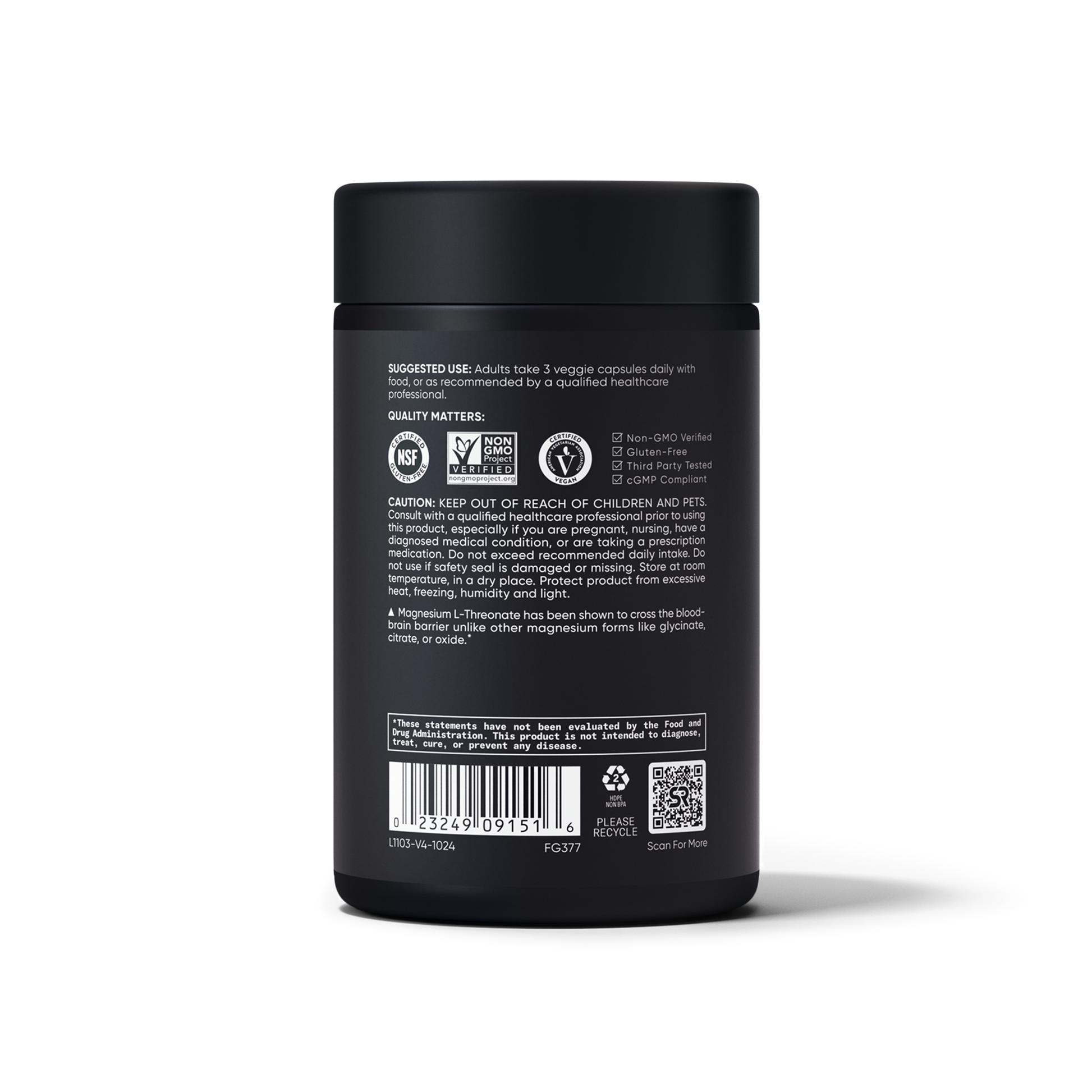 Magnesium L-Threonate by Sports Research