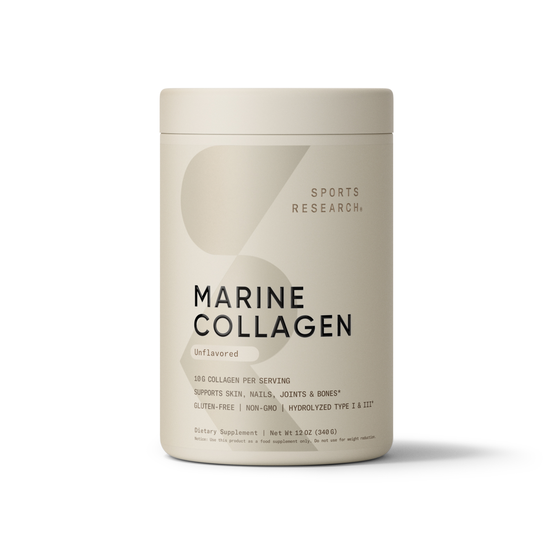 Marine Collagen Peptides (34 Servings) - 12oz by Sports Research