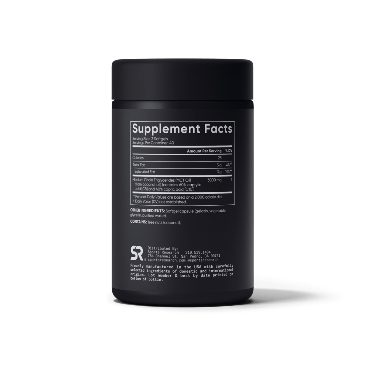 MCT Oil from Coconut by Sports Research