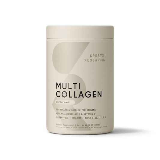 Multi Collagen Powder with 5 Types of Collagen by Sports Research