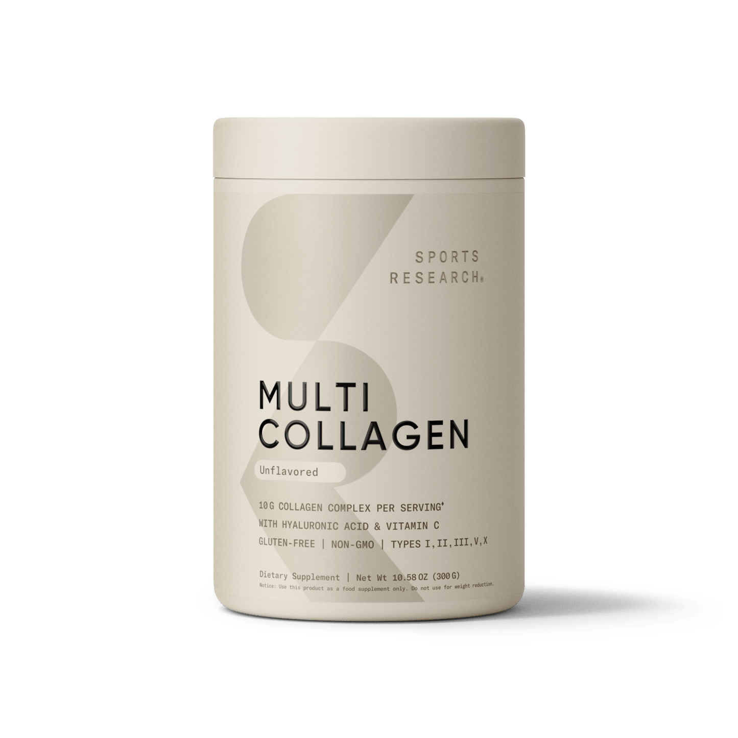 Multi Collagen Powder with 5 Types of Collagen by Sports Research