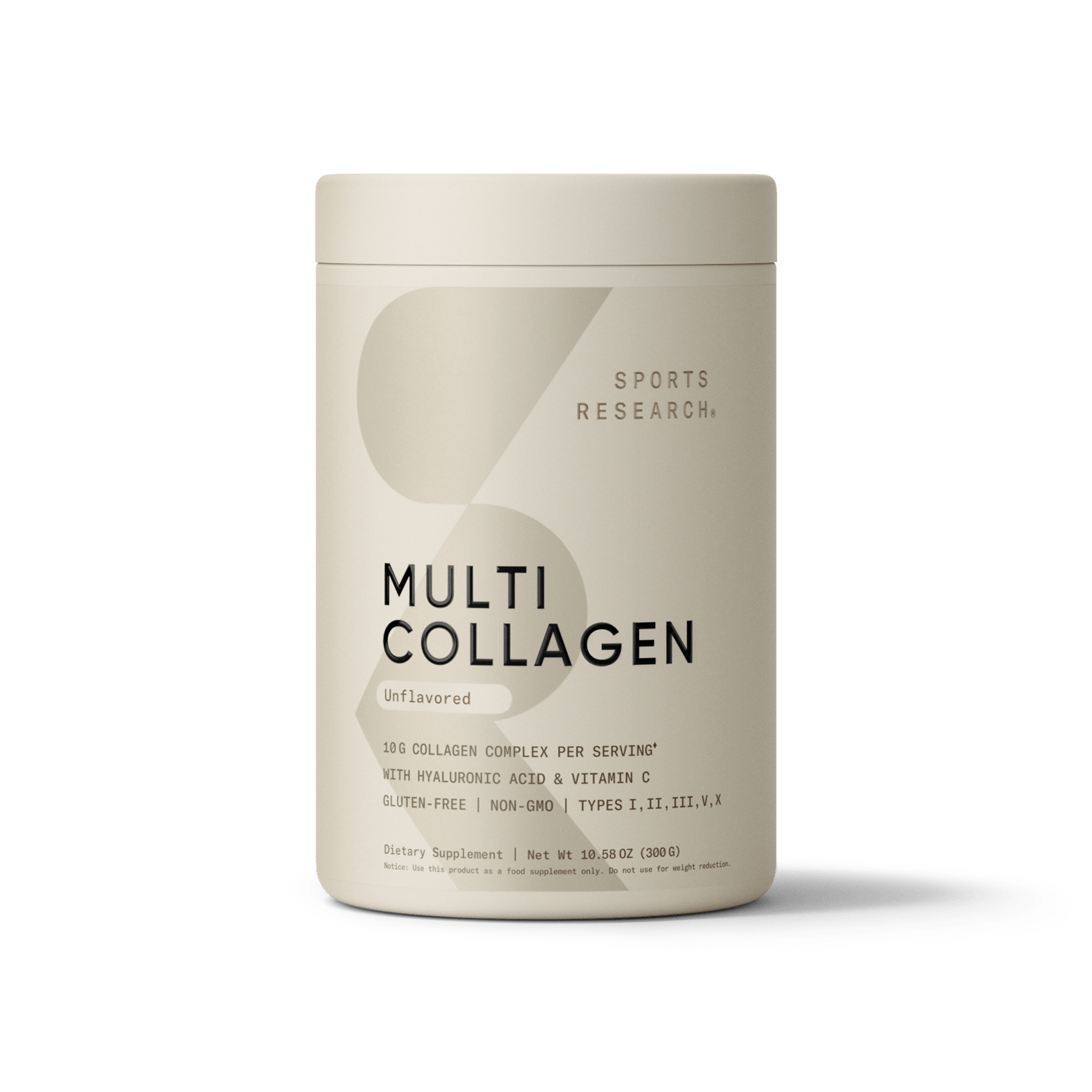 Multi Collagen Powder with 5 Types of Collagen by Sports Research