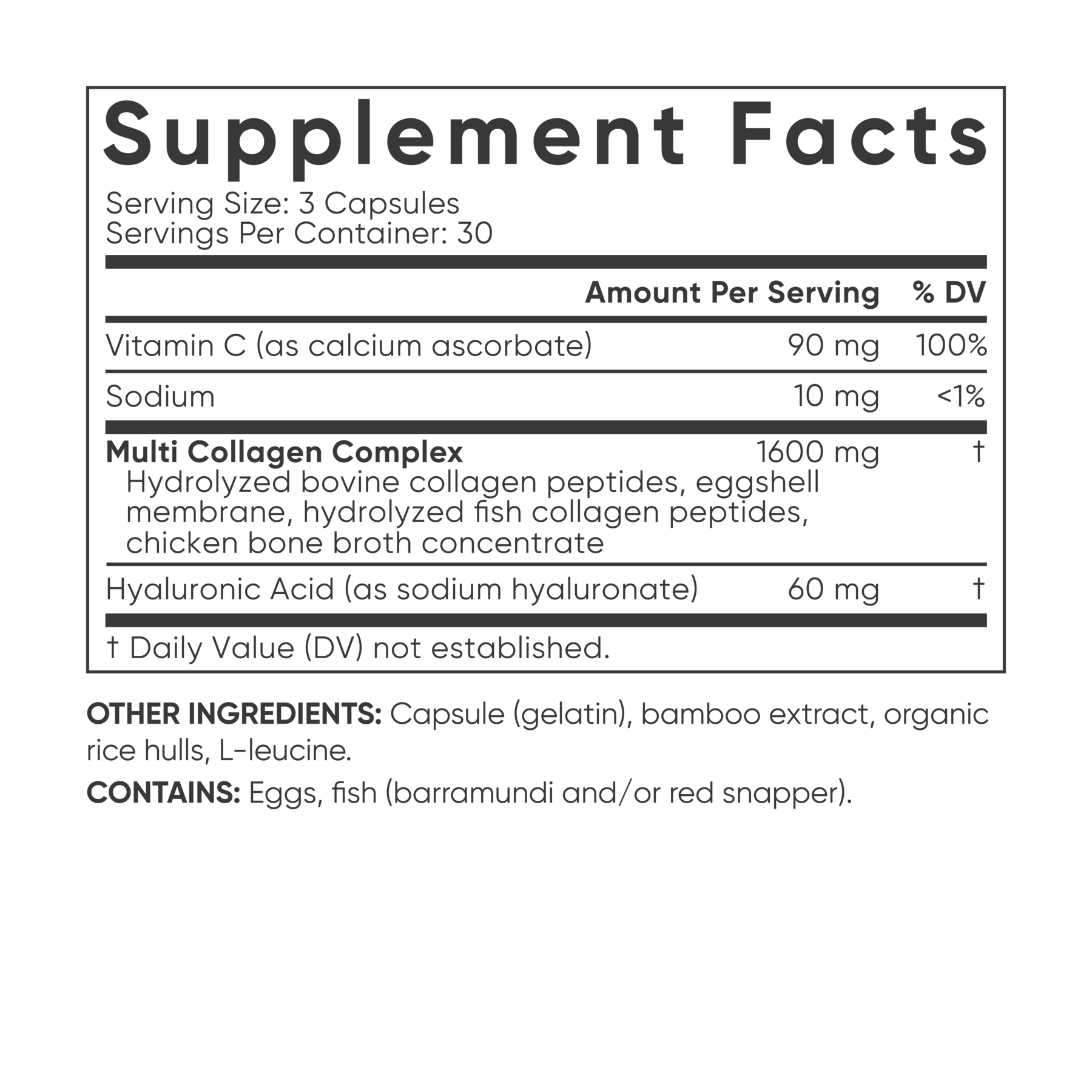 Multi Collagen Complex (90 capsules) by Sports Research