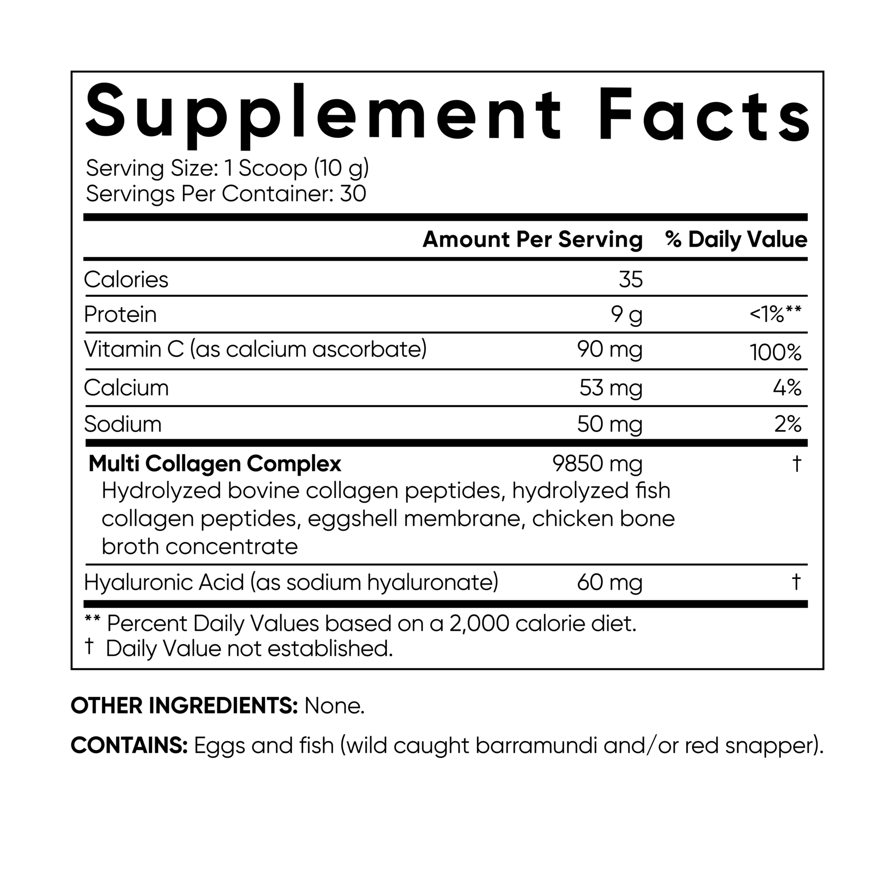 Multi Collagen Powder with 5 Types of Collagen by Sports Research