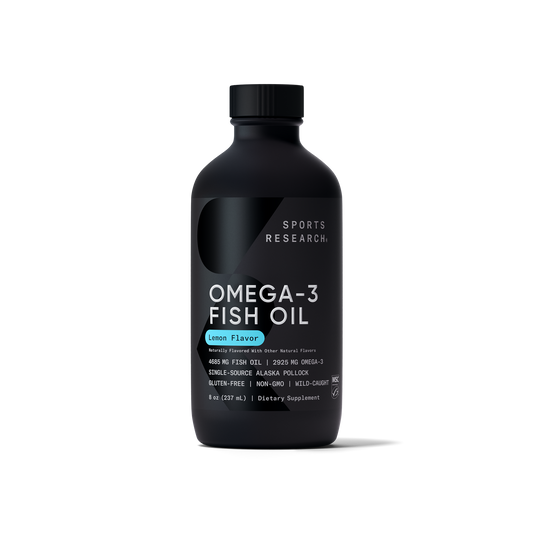 Omega-3 Fish Oil Lemon AlaskOmega MSC-C-55162 (8oz) by Sports Research