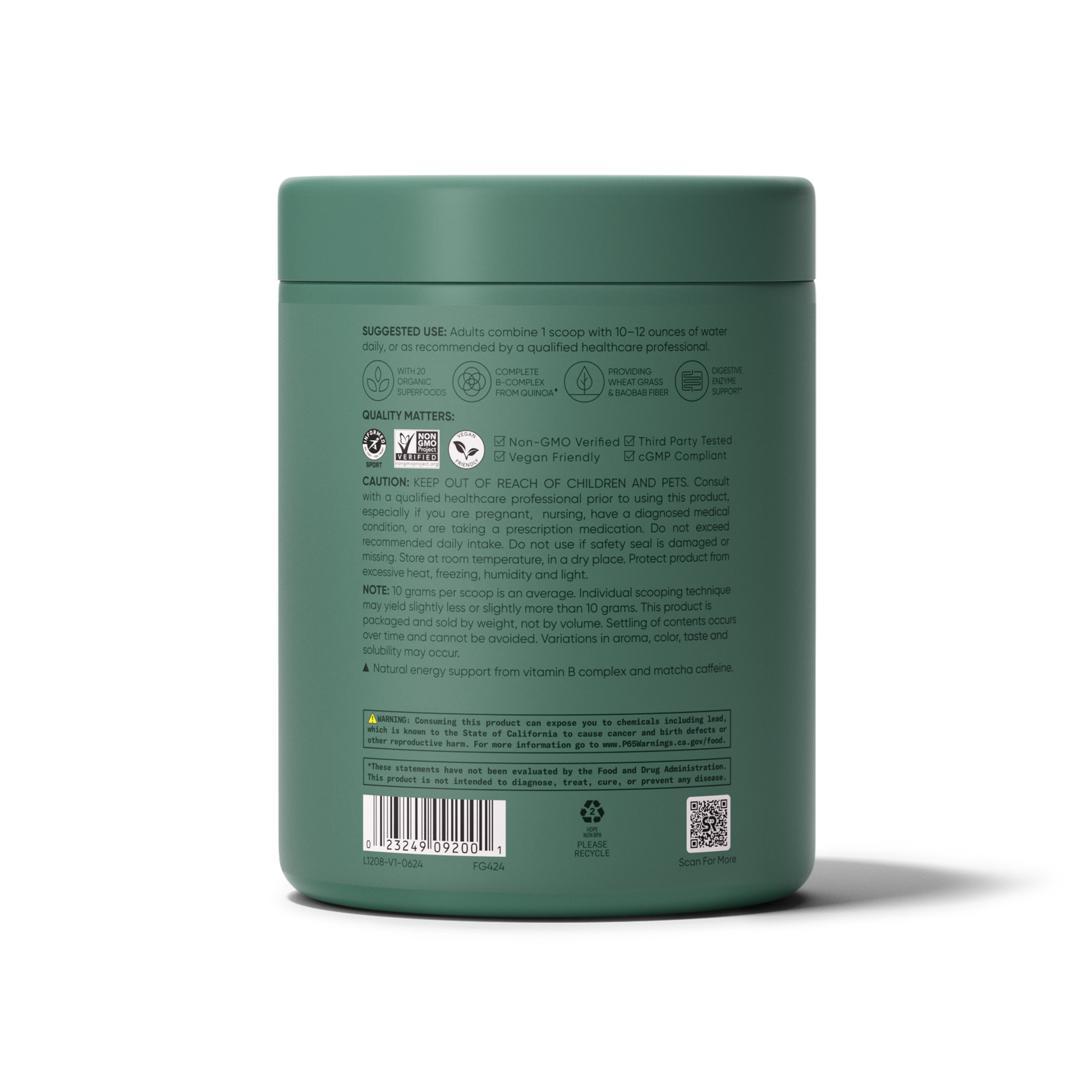 Organic Greens by Sports Research