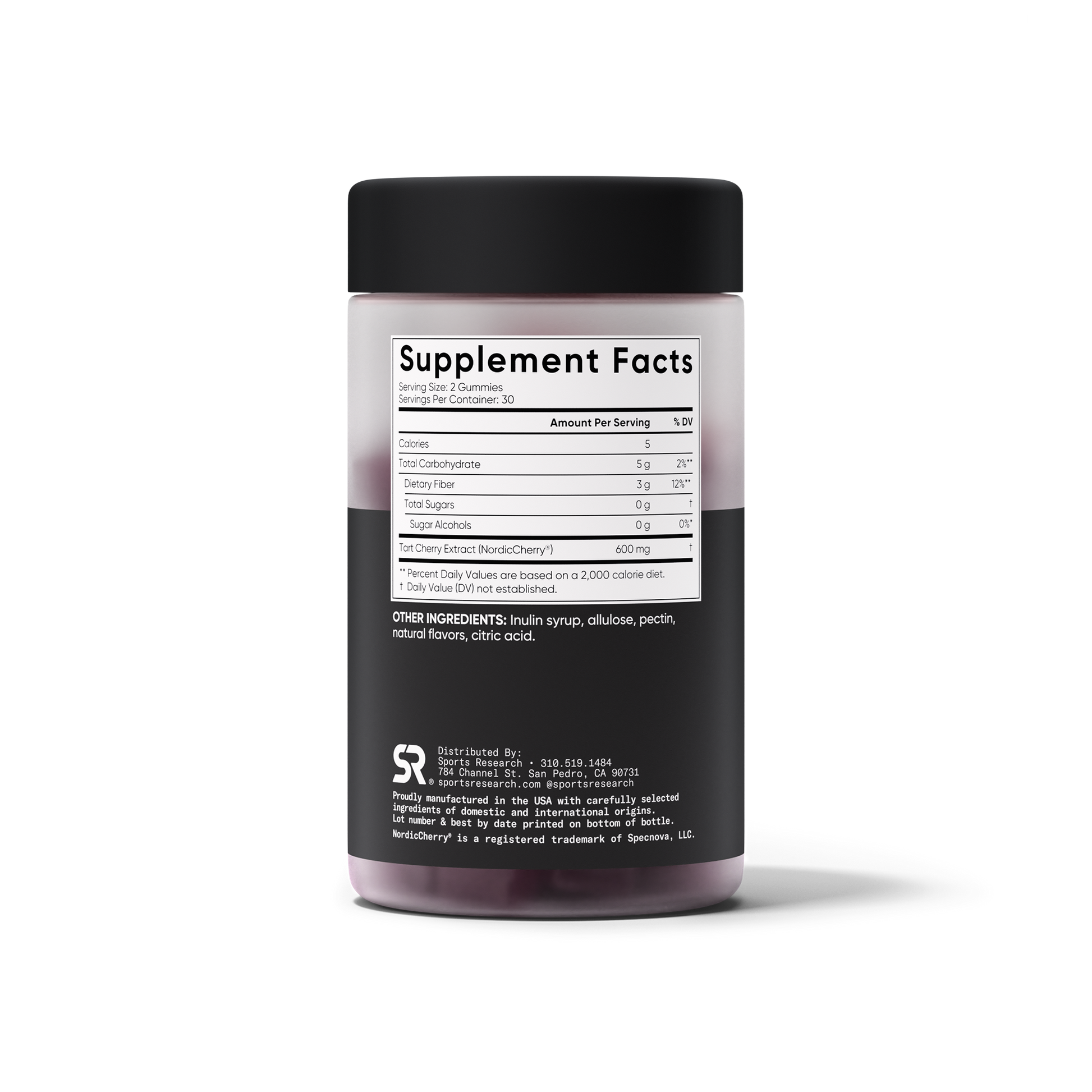 Tart Cherry Gummies by Sports Research