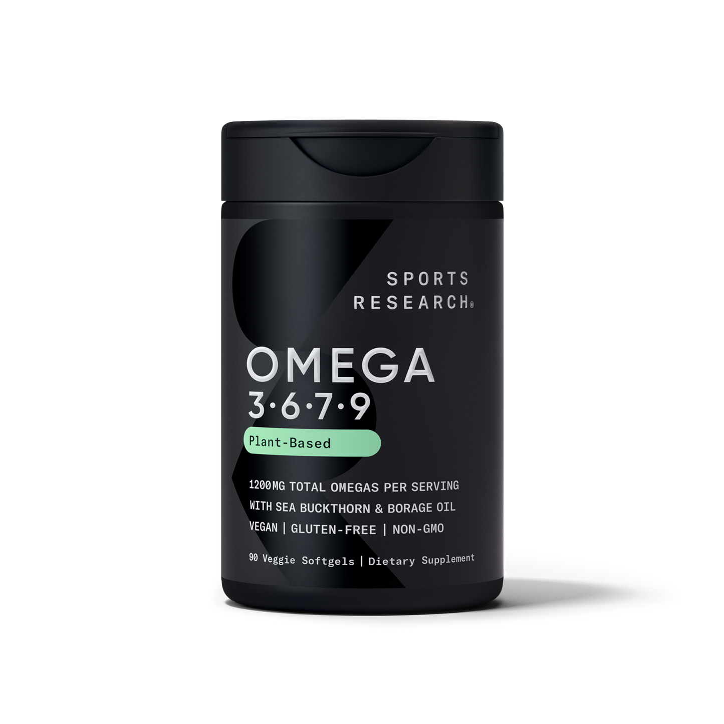 Vegan Omega 3-6-7-9 (90 veggie softgels) by Sports Research